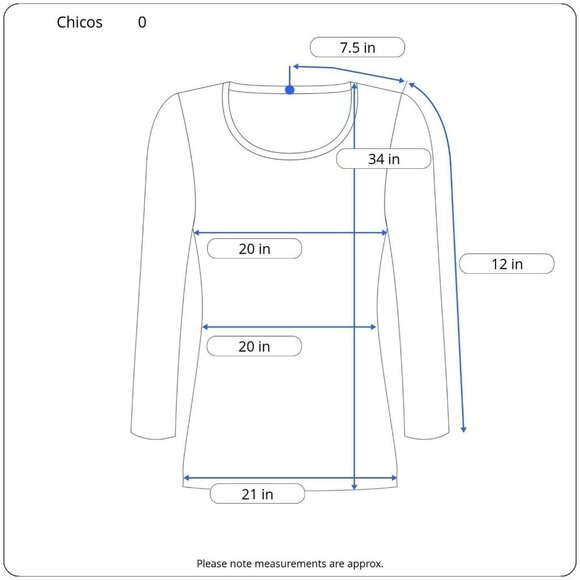 Chicos Tunic Top Byzantine Blue Geometric Semi Sheer Beaded Collar Size 0 | S - Picture 3 of 12